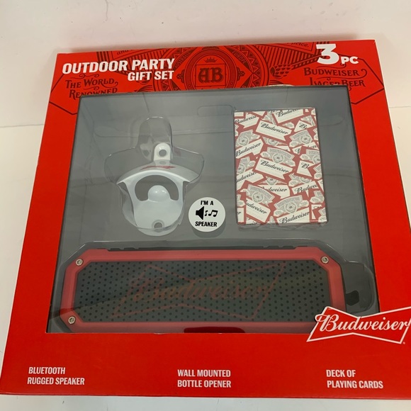 3-piece BUDWEISER  Outdoor Party Gift Set - Picture 1 of 5